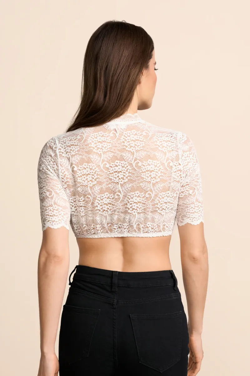 Krüger Krüger Dirndl blouse Sydney wit