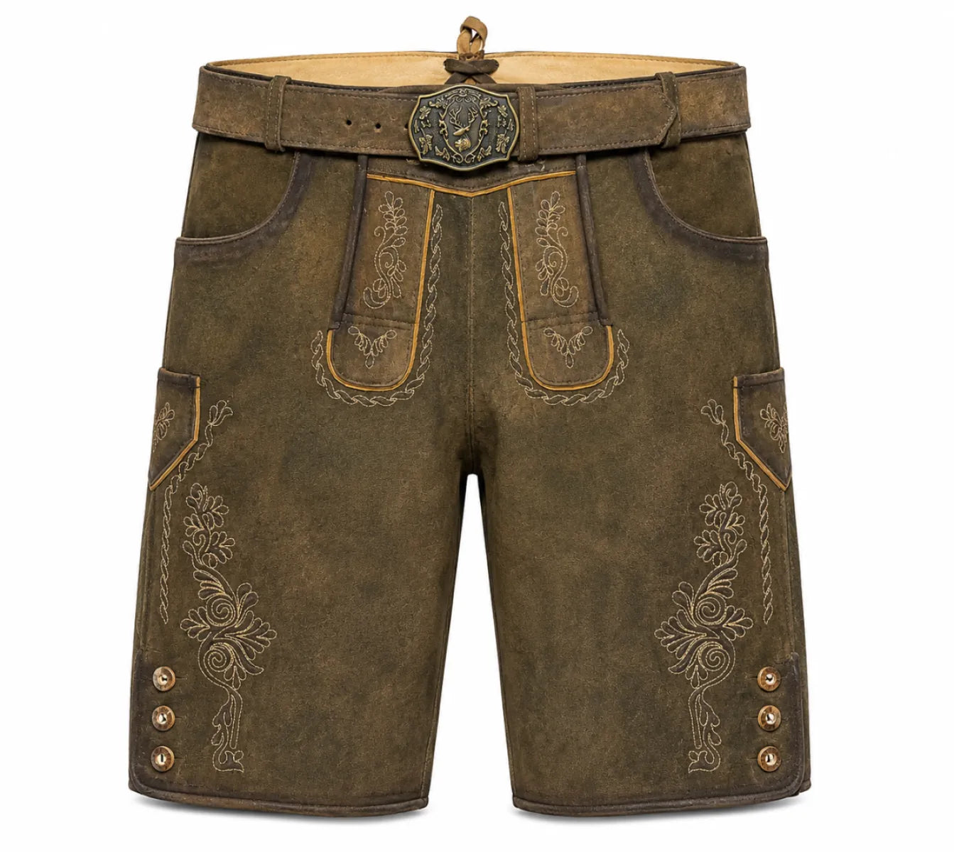 Taleco Tra. Maddox Lederhose Langsee Stroh