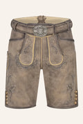 Krüger Krüger Lederhose Brandon met riem