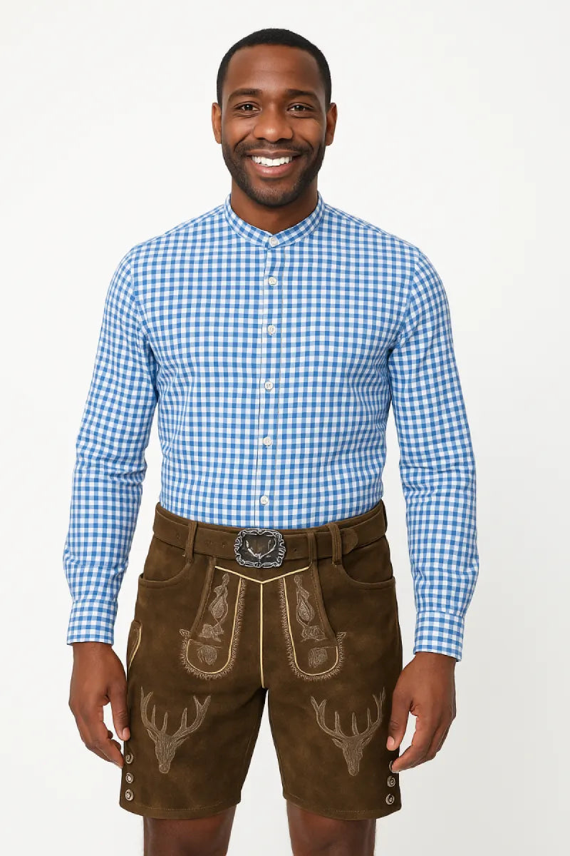 Benelux weas Lederhose Viktor 100% geitenleer