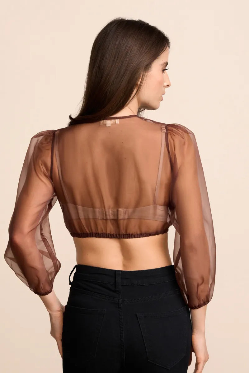 Krüger Krüger Dirndl blouse Zorina(Bruin)
