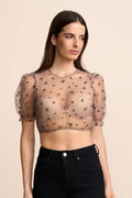 Krüger Krüger Dirndl blouse Arla(Bruin)