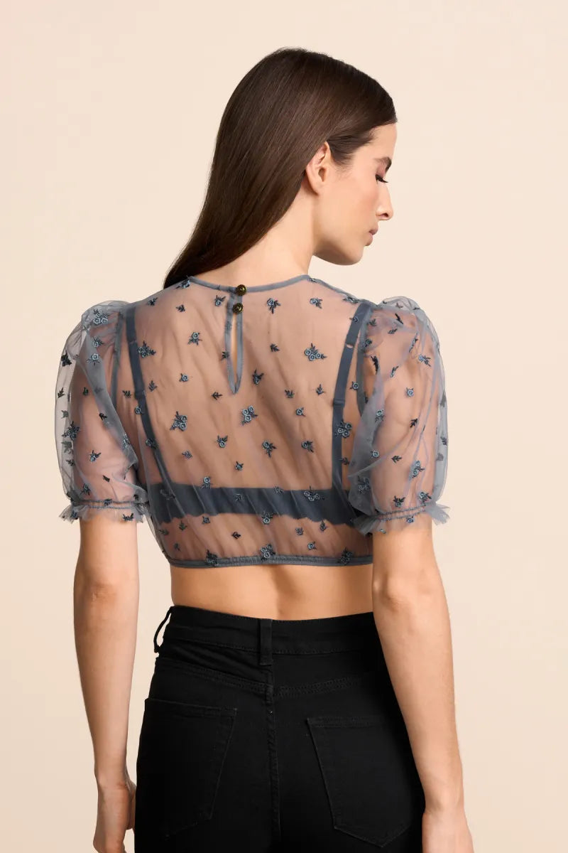 Krüger Krüger Dirndl blouse Arla(Blauw)