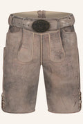 Krüger Krüger Lederhose Delio met riem