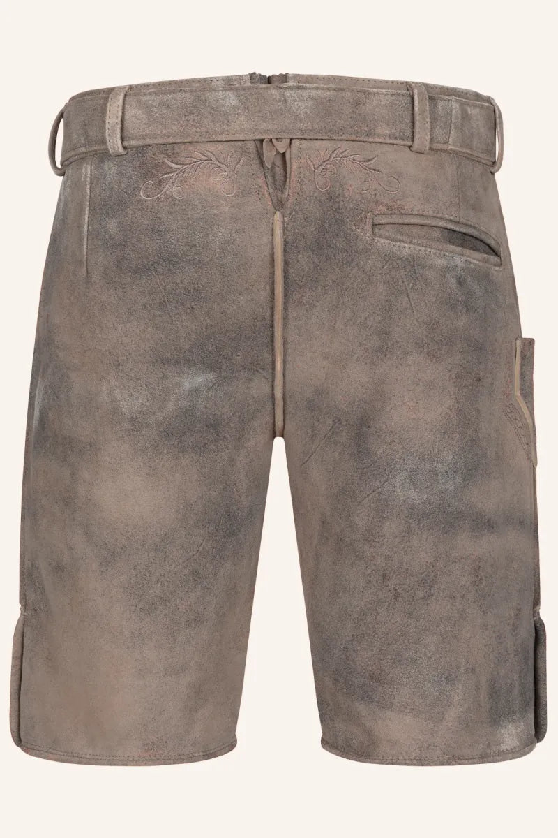 Krüger Krüger Lederhose Delio met riem