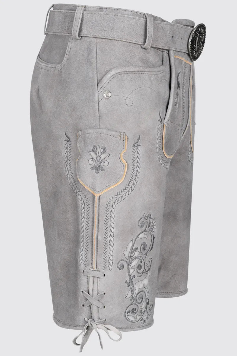 Krüger Krüger Lederhose Norwin met riem