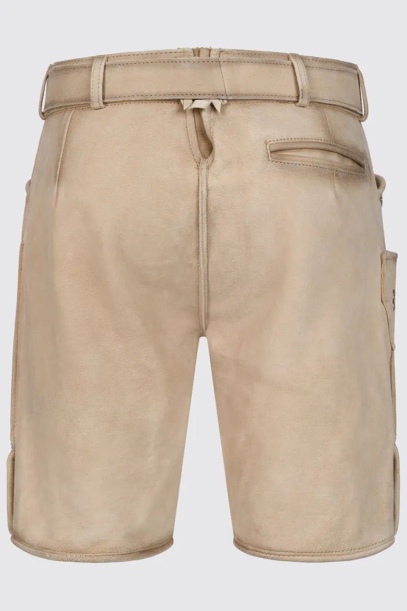 Krüger Krüger Lederhose Tayden met riem