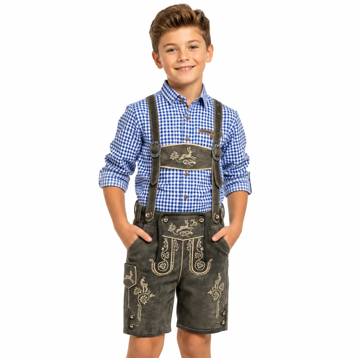 Ederer Max Isar Trachten jongens lederhose kort