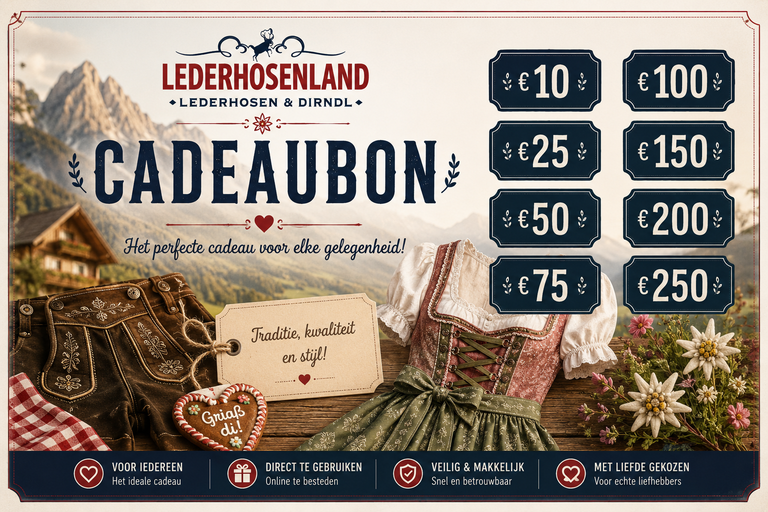 Lederhosenland Cadeaubon