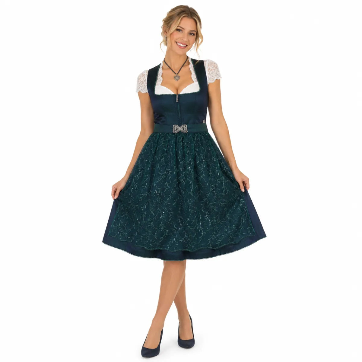 Marjo Tracht Marjo dirndl Dietach petrol