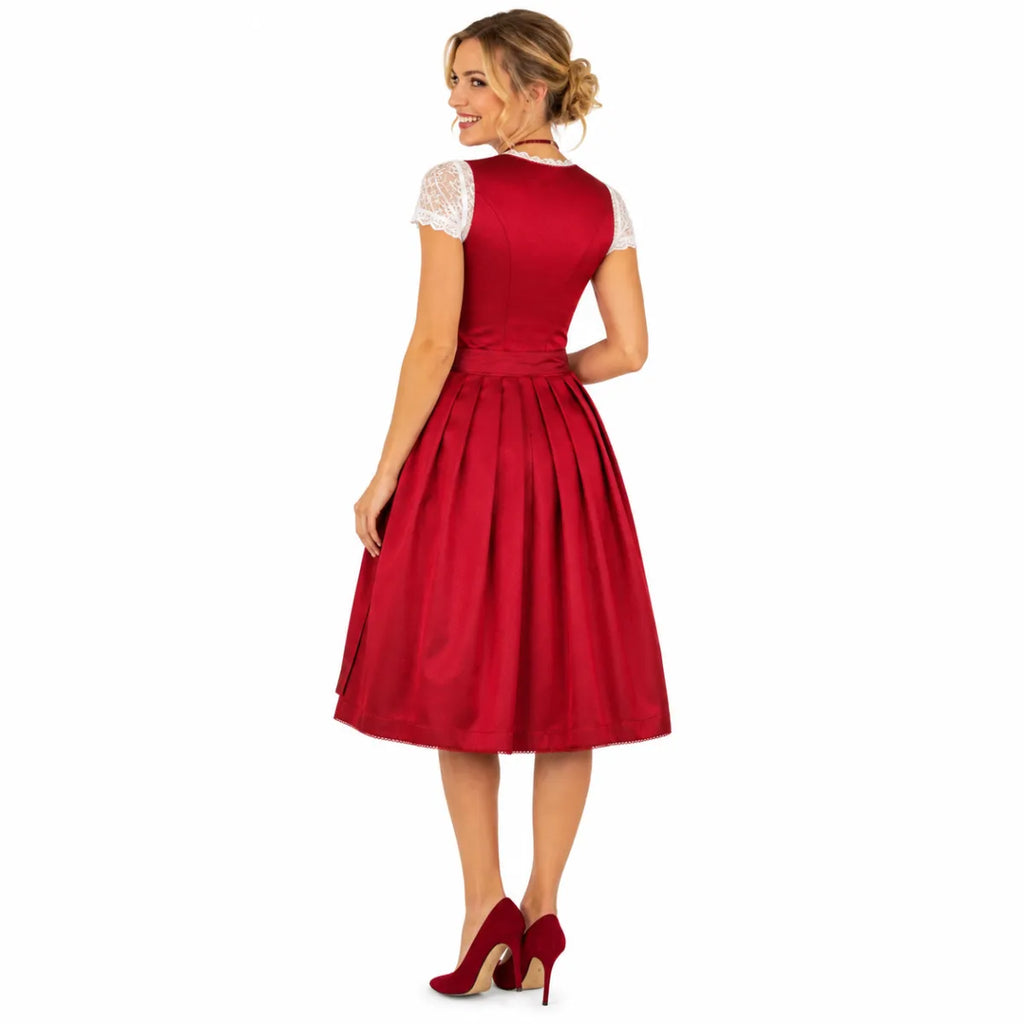 Marjo Tracht Marjo dirndl Dietach rood chili