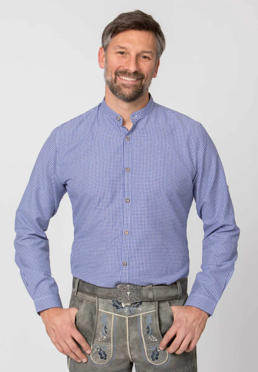 Stockerpoint Stockerpoint Hemd Marius (blauw-wit)