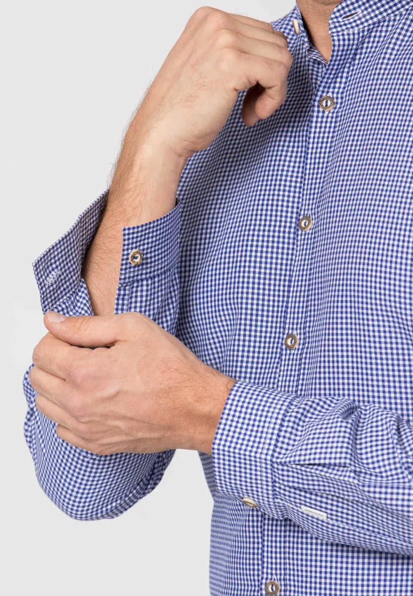Stockerpoint Stockerpoint Hemd Marius (blauw-wit)
