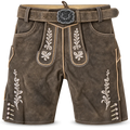 Benelux weas Lederhose Wilson, 100% rundleder met riem
