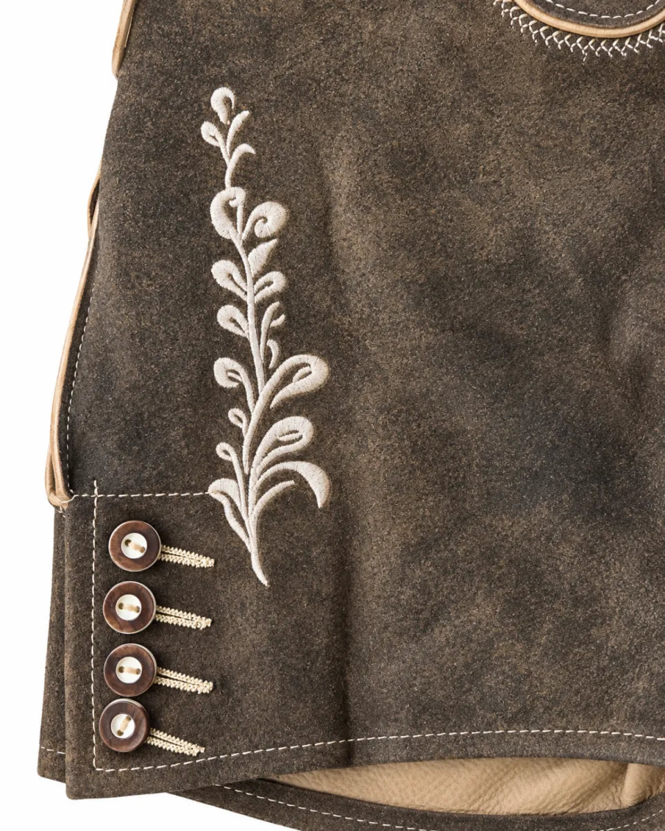 Benelux weas Lederhose Wilson, 100% rundleder met riem
